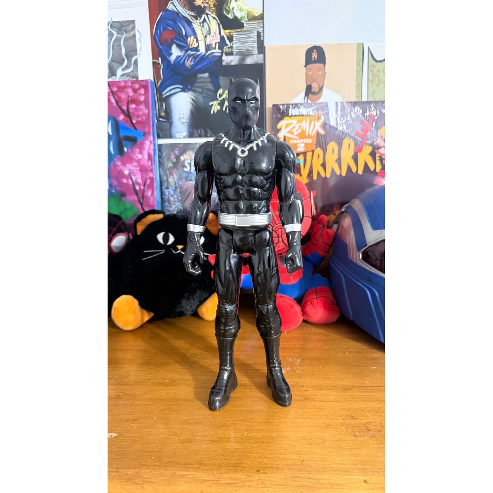 Marvel Avengers Black Panther Titan Hero Series 12 Inch Action‎ Figure Black